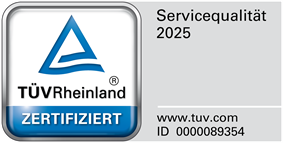 KFZ-Technik Jäger ist von TÜV Rheinland zertifiziert Bild mit Zertifikat von TÜV-Rheinland